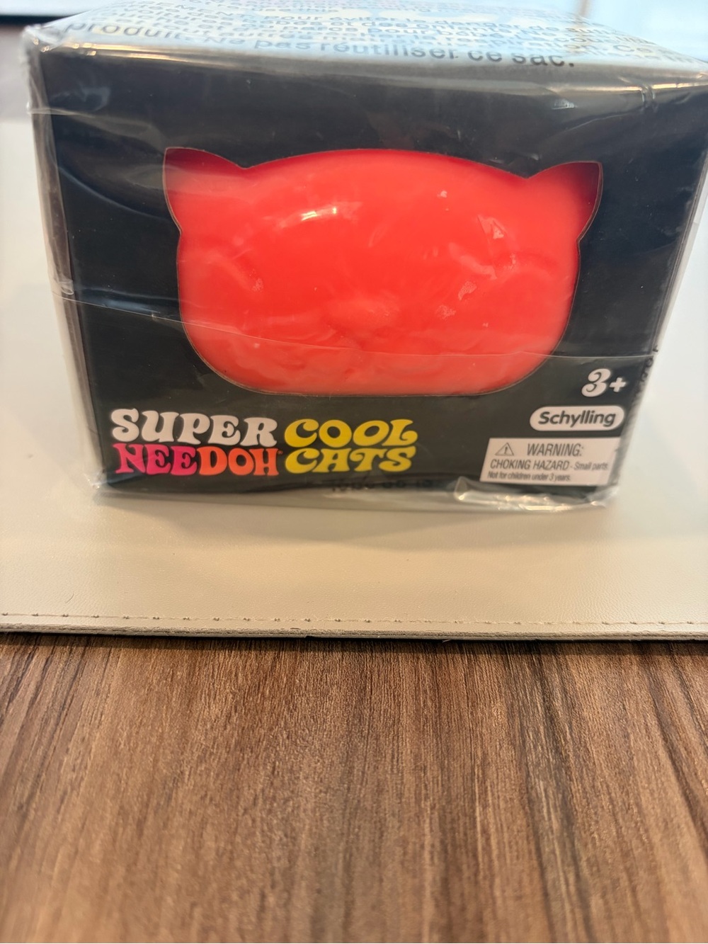 Authentic NeeDoh Super Cool Cat Orange, New In Box Sealed